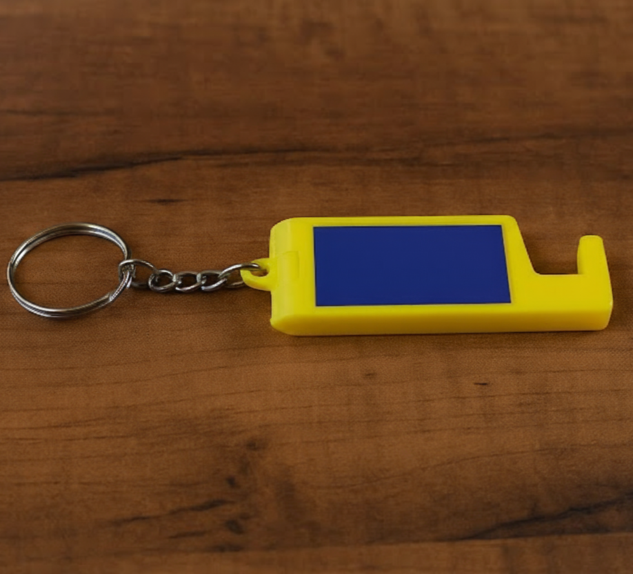 Plastic Keychain with Mobile Stand/Phone Holder thumbnail