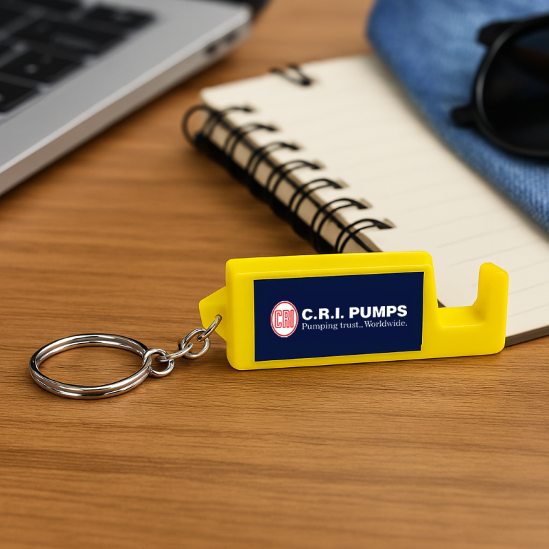 Plastic Keychain with Mobile Stand/Phone Holder thumbnail