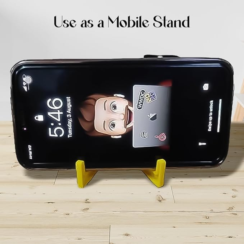 Plastic Keychain with Mobile Stand/Phone Holder thumbnail