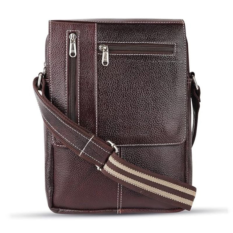 Unisex Leather Sling Bag thumbnail