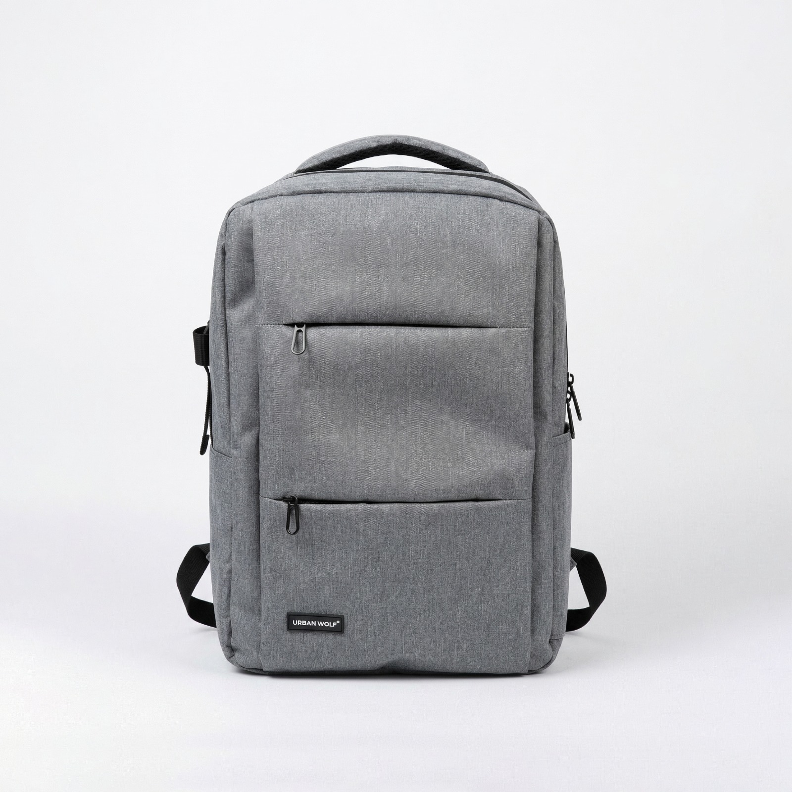 Grey Fabric Laptop Backpack thumbnail