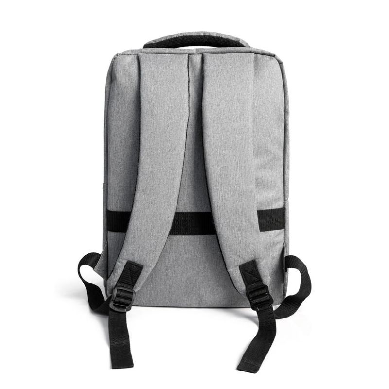 Grey Fabric Laptop Backpack thumbnail