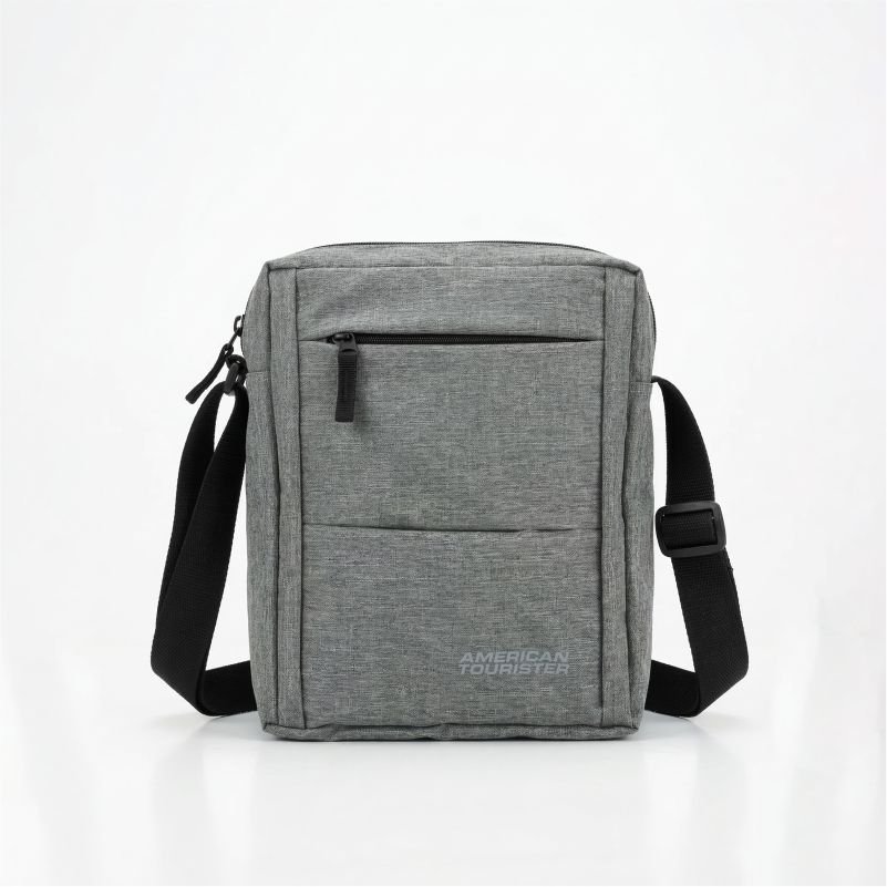 Grey Fabric Sling Bag thumbnail