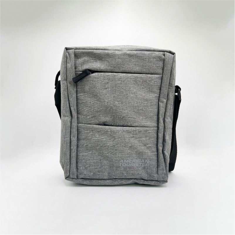 Grey Fabric Sling Bag thumbnail