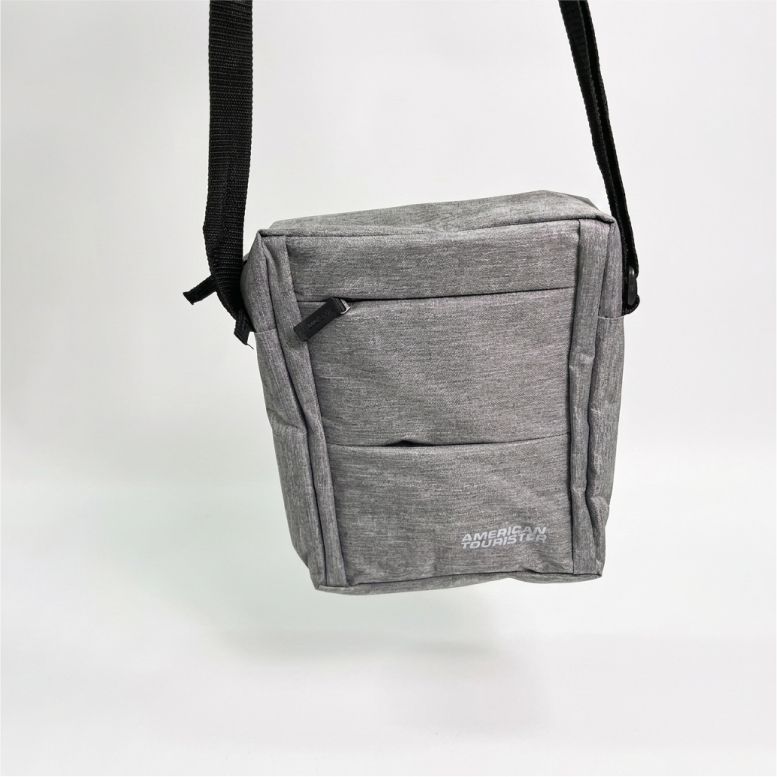 Grey Fabric Sling Bag thumbnail