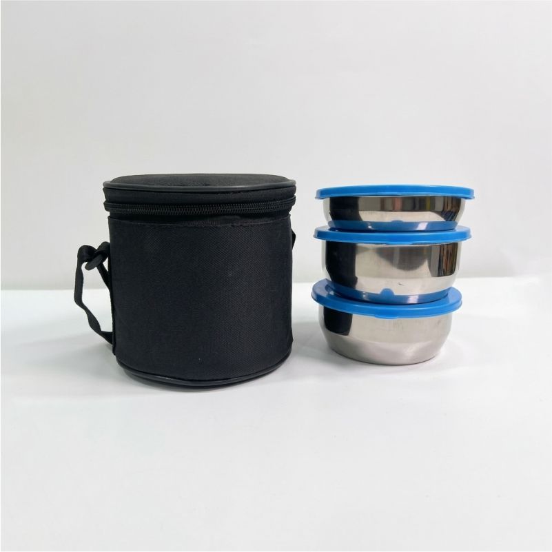 SS Lunch Box Set with Insulated Bag thumbnail