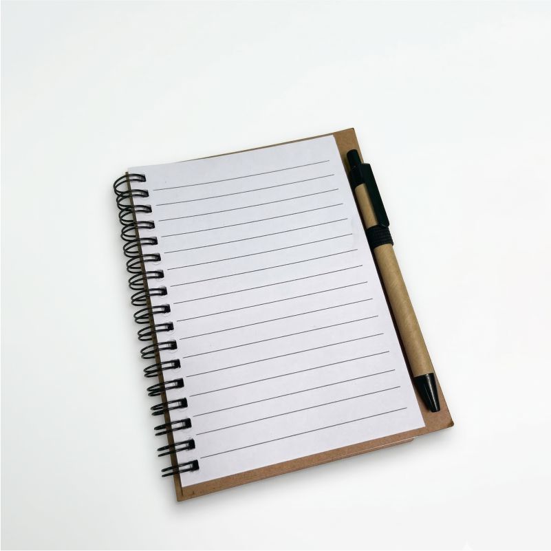 Spiral Notebook with Sticky Notes & Pen thumbnail