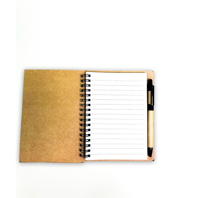 Spiral Notebook with Sticky Notes & Pen thumbnail