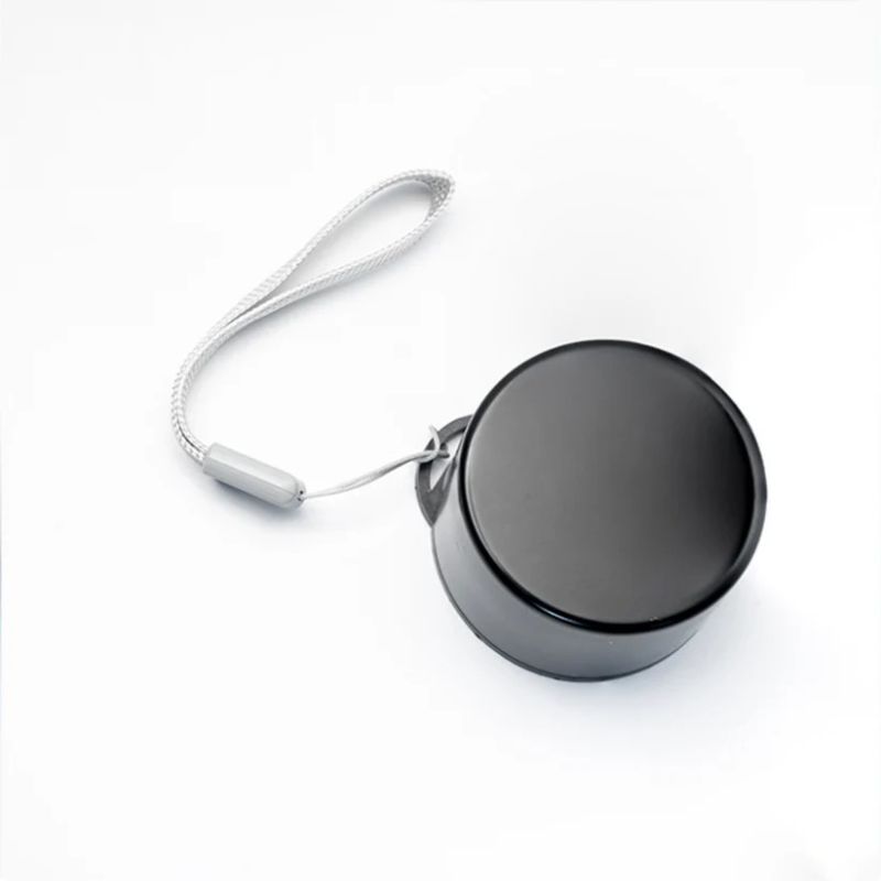 Matte Black Single Wall Water Bottle with Strap thumbnail