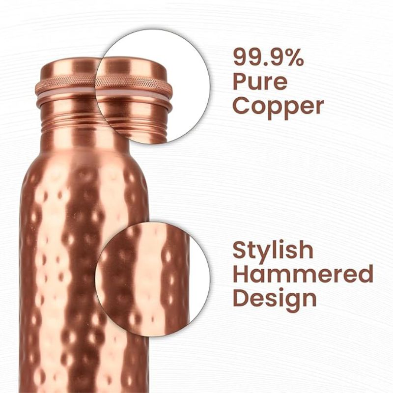 Copper Bottle – Hammered Finish thumbnail