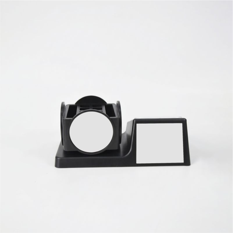 3-in-1 Desk Organizer with Analog Clock thumbnail