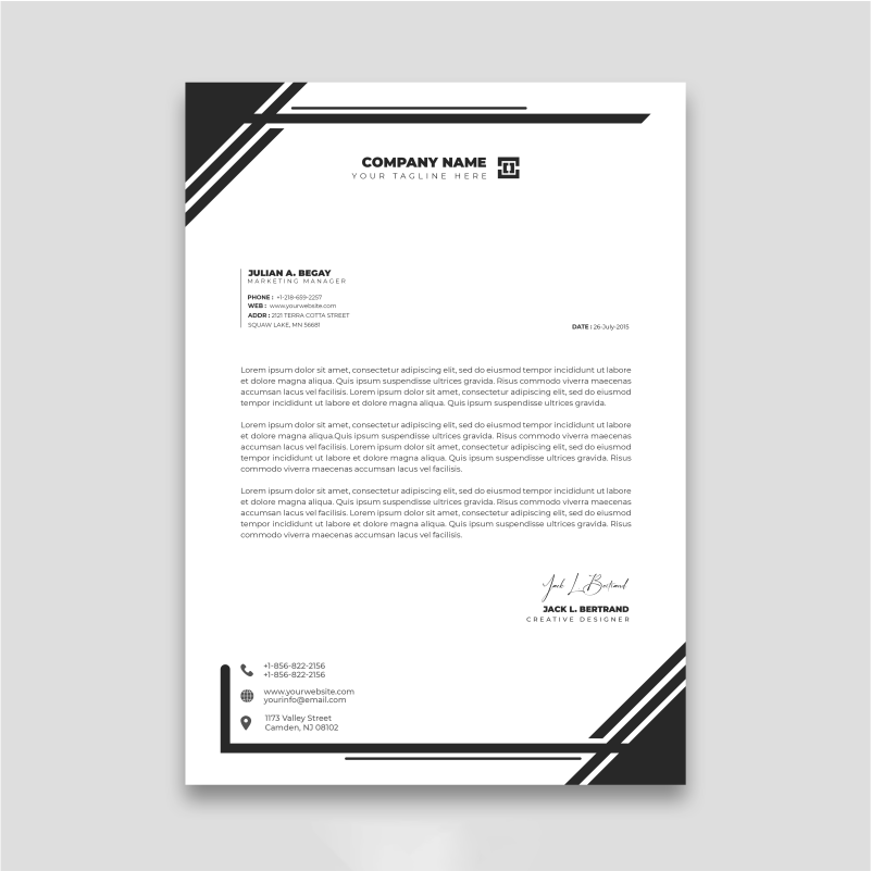 Bond Paper Letterhead thumbnail