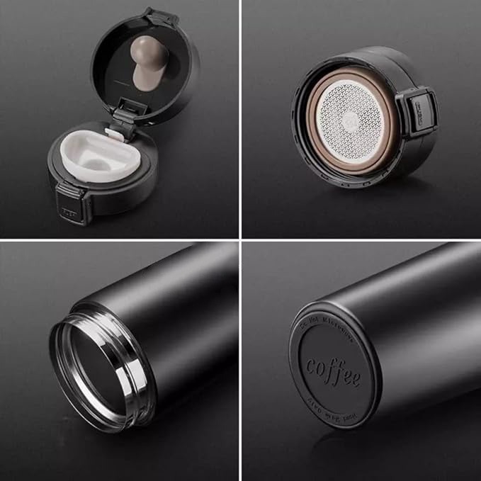 Insulated Stainless Steel Travel Mug with Tea Filter (400ml) thumbnail