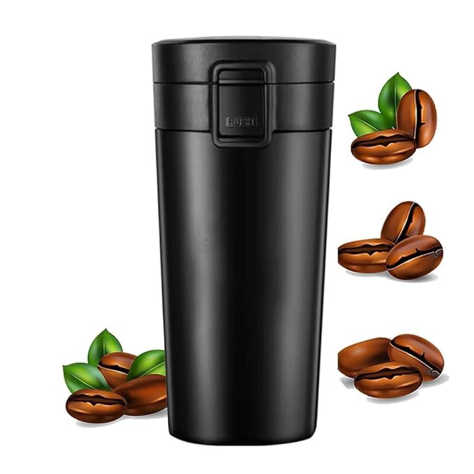 Insulated Stainless Steel Travel Mug with Tea Filter (400ml) thumbnail