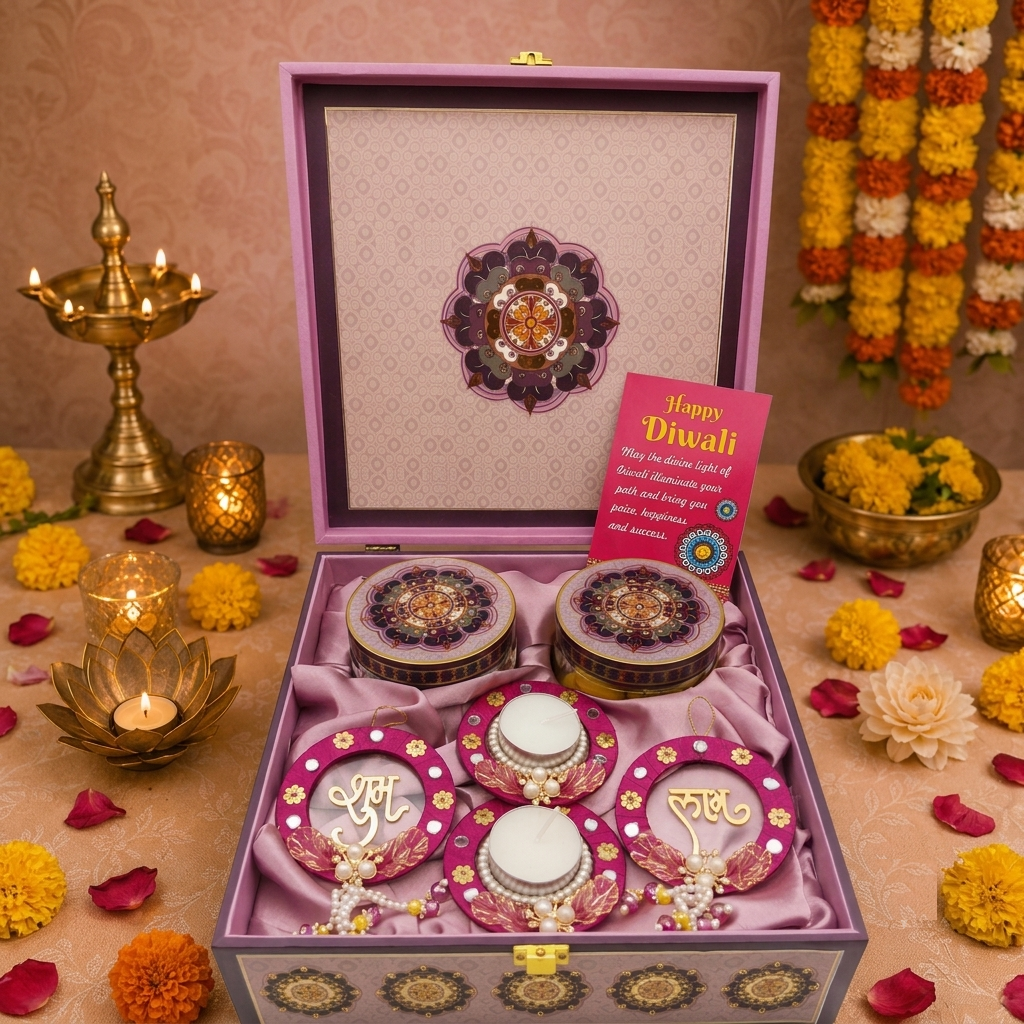 Premium Purple Diwali Gift Hamper