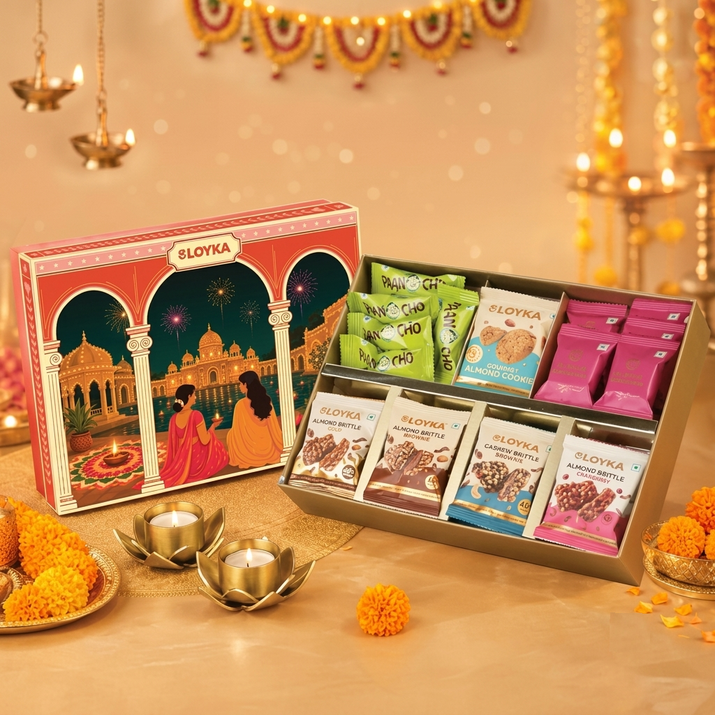 Premium Festive Chocolate & Cookie Gift Box