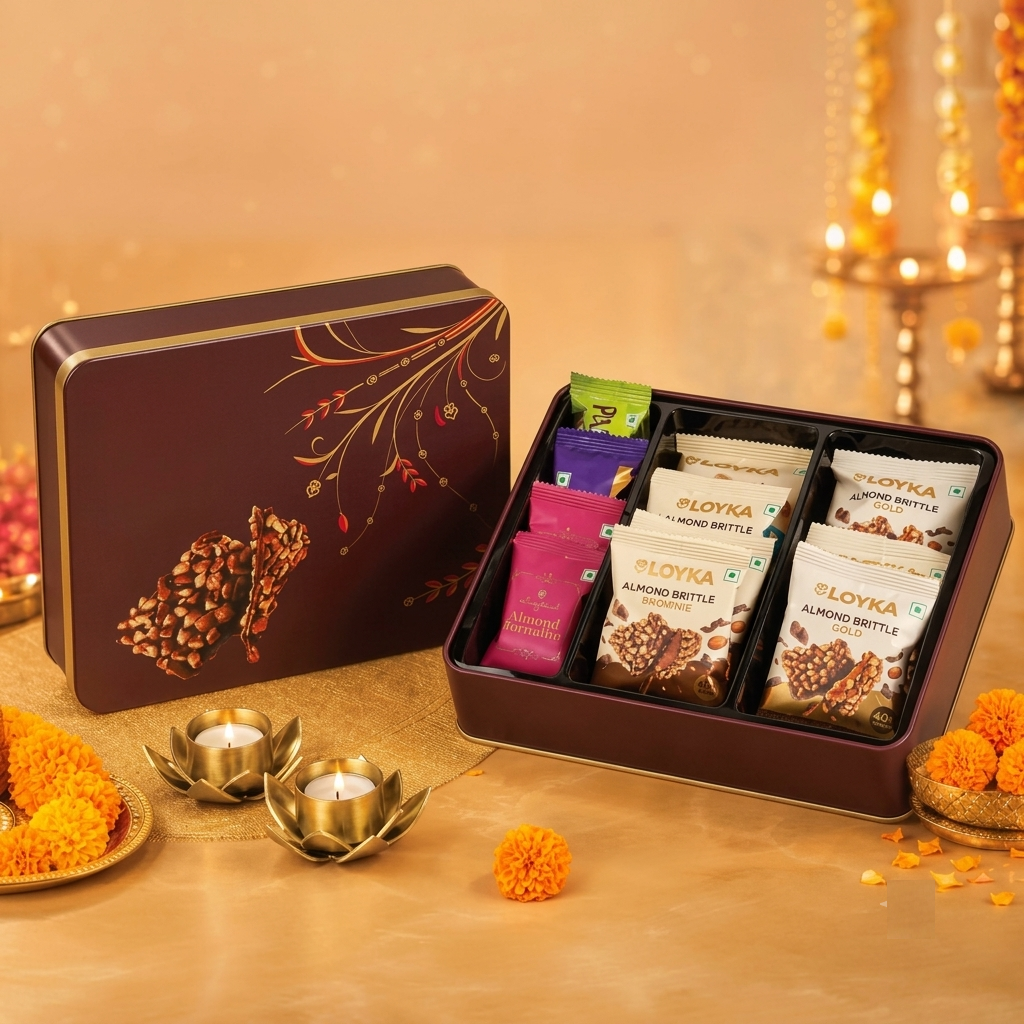 Majestic Maroon Tin Gift Box
