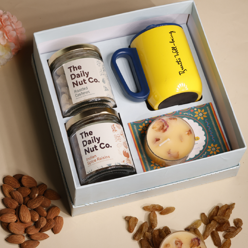 Cozy Mug & Nuts Gift Box