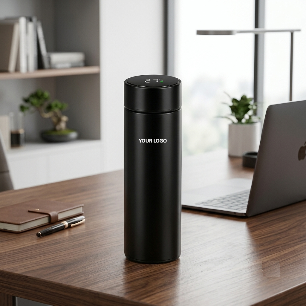 Stainless Steel Temperature Water Bottle